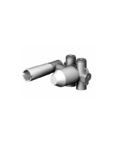 Zucchetti parte incasso con corpo unico interasse 80 mm