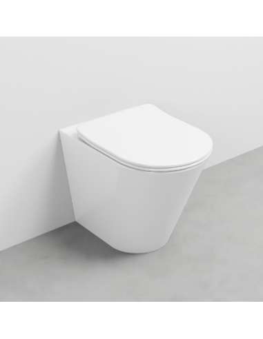 Ceramica Cielo Mare vaso senza brida, bidet e coprivaso rallentato