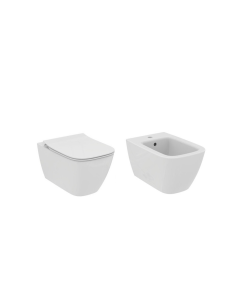 Sanitari sospesi Ideal Standard I.Life S Vaso RimLS+, bidet e sedile