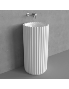 Flaminia Monosettecento Lavabo a colonna in ceramica a parete SE44P