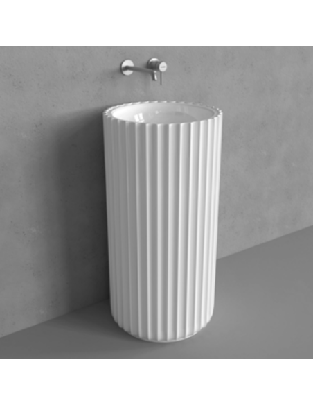 Flaminia Monosettecento Lavabo a colonna in ceramica a parete SE44P