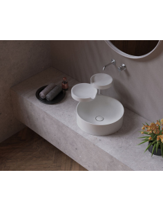 Flaminia Taki Lavabo da appoggio con 3 bacini in ceramica TK45A