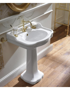 Sbordoni Palladio Lavabo monoforo 64,5 cm con colonna inclusa