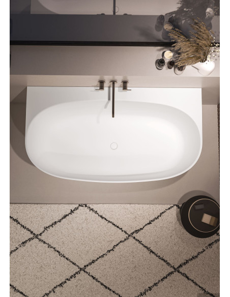 Kinedo Iconik 05 Vasca Freestanding 158x86 in Mineral Composite IK05NMB