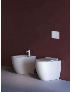 Catalano Sfera 55 Sanitari filo muro, vaso Silentech, bidet, coprivaso