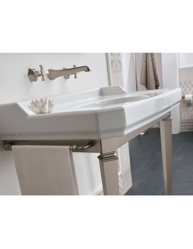 Sbordoni Romana Lavabo consolle stile classico in ceramica bianca