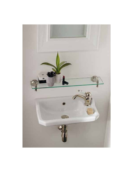 Sbordoni Romana Lavabo in Ceramica stile Classico Misura a Scelta