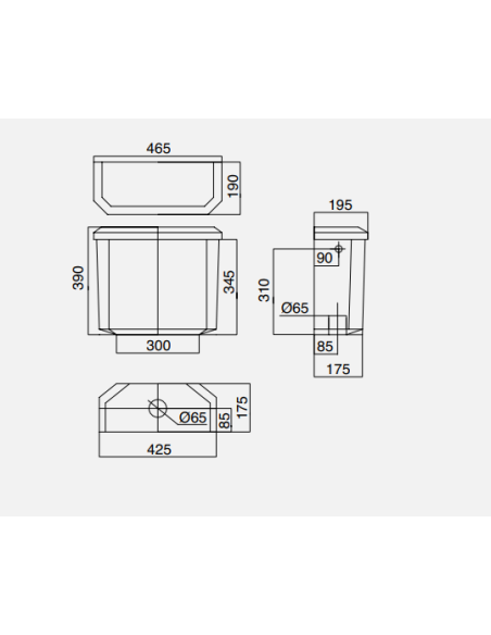 Sbordoni Romana Cassetta alta in ceramica 9028 - Miglior Prezzo