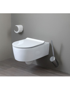 Flaminia Hoop Porta Rotolo cromo o nero opaco - Miglior Prezzo