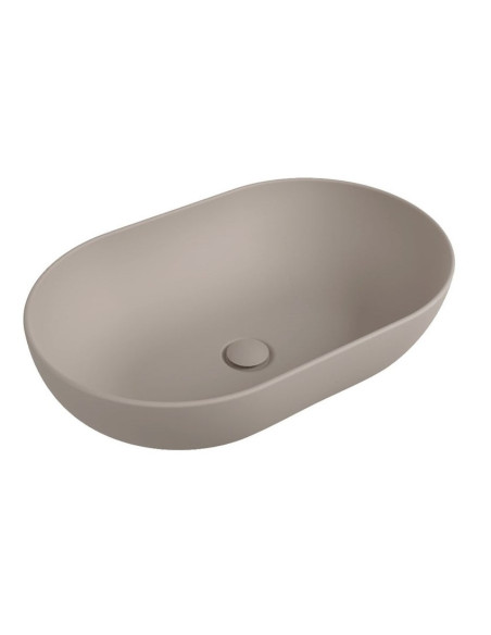 Flaminia App Lavabo da appoggio 62 cm AP62AARG Argilla