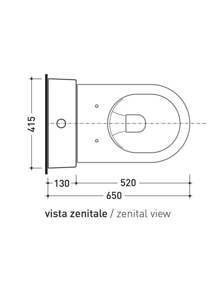 Flaminia Niagara Cassetta Monoblocco per vasi back to wall Goclean