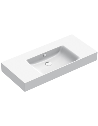 Catalano Premium Lavabo a Parete 100x47 con foro per rubinetteria