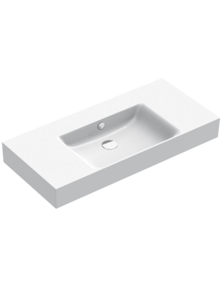 Catalano Premium Lavabo a Parete 100x47 con foro per rubinetteria