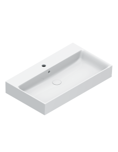 Catalano Premium Lavabo a Parete 80x47 con foro per rubinetteria