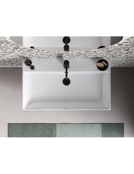Catalano Premium Lavabo a Parete 80x47 con foro per rubinetteria