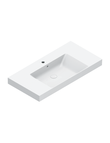 Catalano Zero lavabo 100x50 cm con piani laterali 01 2101 1001