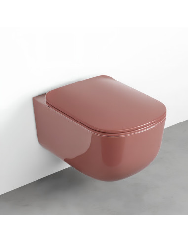 Cielo Sanitari sospesi Era Rimless 2.0  Corallo Lucido ERVSKCO