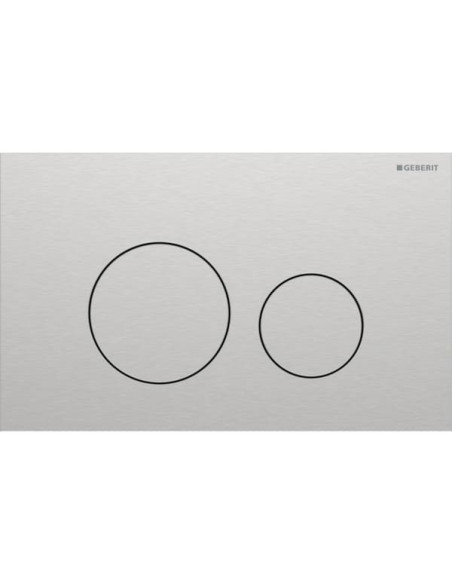 Placca di Comando Geberit Sigma40 Round spazzolato 115.628.FW.1