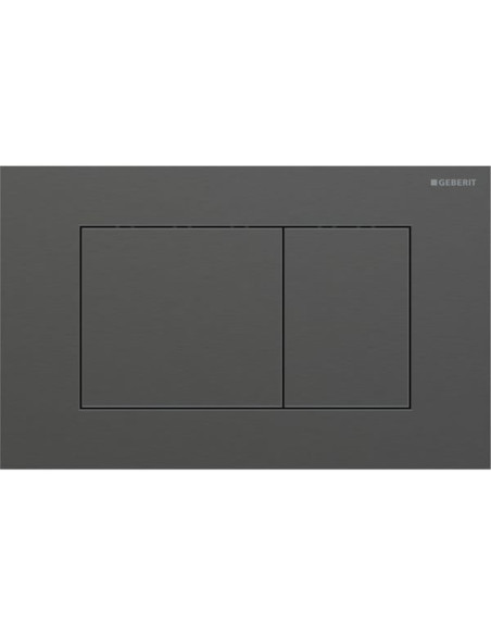 Placca di Comando Geberit Sigma40 Square nero cromato spazzolato 115.629.QD.1