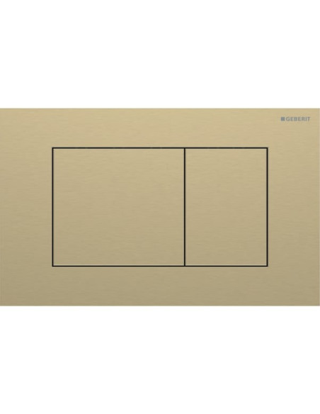 Placca di Comando Geberit Sigma40 Square ottone spazzolato 115.629.QF.1