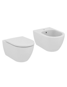 Ideal Standard Ellisse vaso sospeso Rimless, bidet e coprivaso