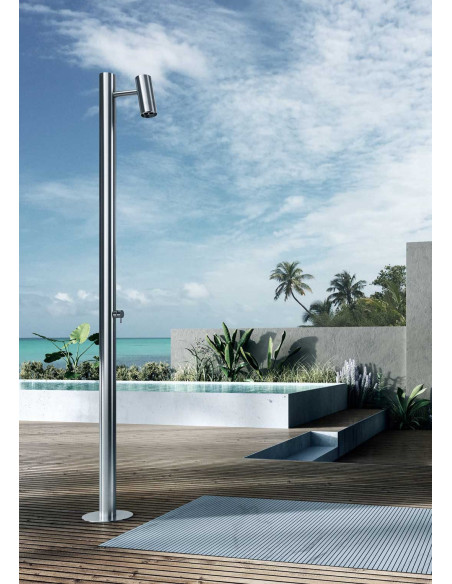 Aquaelite Colonna Doccia freestanding da esterno in Acciaio inox 316L CL040E