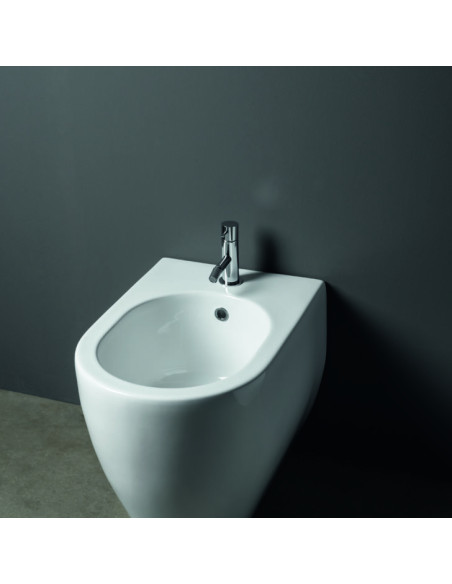 Kerasan Flo 53 bidet filo muro 3126