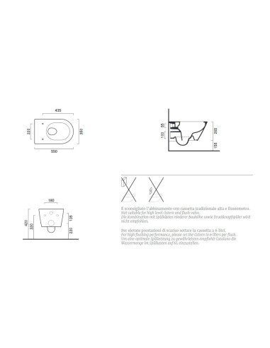 Catalano Zero 55 bidet sospeso 1BS55N00 - Miglior Prezzo