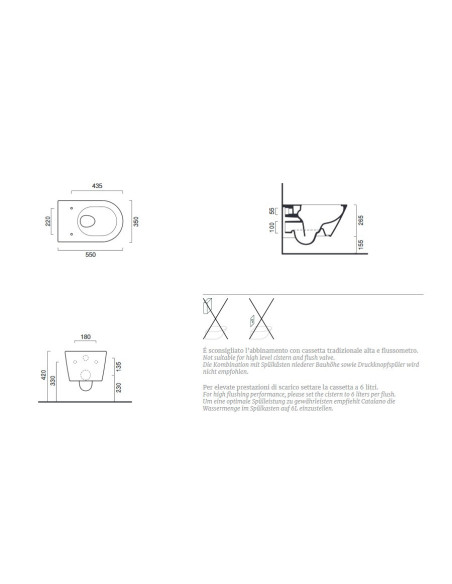 Catalano Zero 55 bidet sospeso 1BS55N00 - Miglior Prezzo