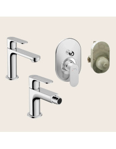 Hansgrohe Rebris S Set Rubinetteria Lavabo, Bidet e Doccia Incasso
