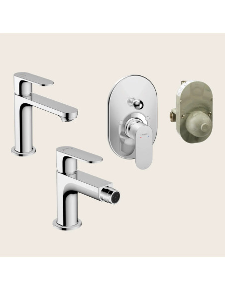 Hansgrohe Rebris S Set Rubinetteria Lavabo, Bidet e Doccia Incasso
