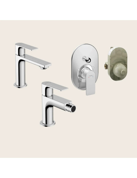 Hansgrohe Rebris E Set Rubinetteria Lavabo, Bidet e Doccia incasso