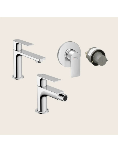 Hansgrohe Rebris E Set Rubinetteria Lavabo, Bidet e Doccia 1 via