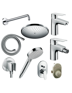 Hansgrohe Kit Logis rubinetteria Lavabo, Bidet, Doccia - MIGLIOR PREZZO