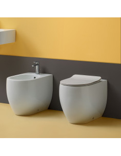 Sanitari Terza Età  Kerasan Flo H50 Vaso Norim, bidet, coprivaso