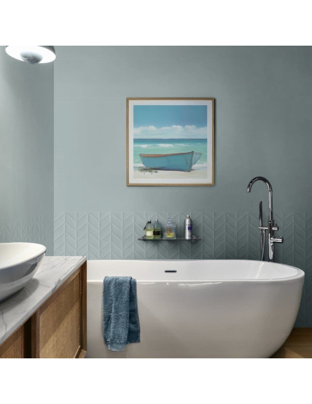 Marazzi Flora Azzurro Struttura 3D Spike 30x90 MP85 - Miglior Prezzo