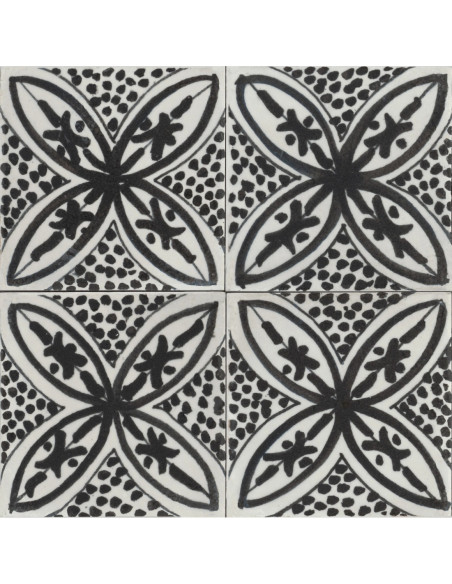 Marazzi Memoria Decoro Tappeto 3 Nero Lux 15x15 MANP - Miglior Prezzo