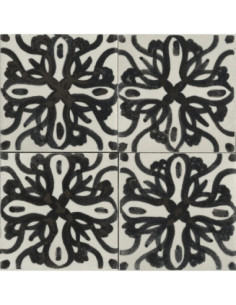 Marazzi Memoria Decoro Tappeto 4 Nero Lux 15x15 MANS - Miglior Prezzo