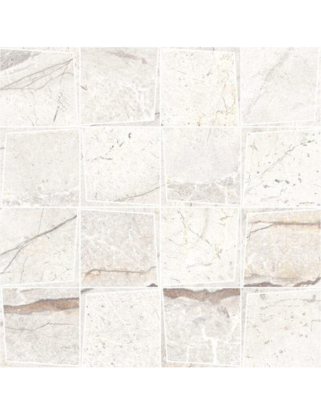 Marazzi Mystone Silver Root Mosaico White Prisma 30,3x30,3 MPYF - Miglior Prezzo