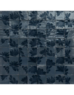 Marazzi Rice Decoro Blu Blossom Lux 15x15 M9J9 - Miglior Prezzo