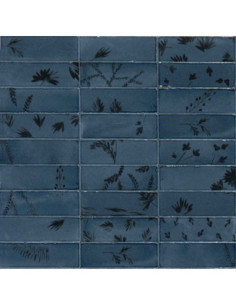 Marazzi Rice Blu Leaf Decoro Lux 5x15 M96W - Miglior Prezzo