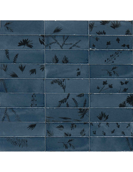 Marazzi Rice Blu Leaf Decoro Lux 5x15 M96W - Miglior Prezzo