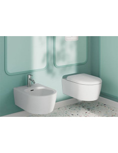 Sanitari Sospesi Villeroy & Boch Skyla vaso TwistFlush, bidet e coprivaso