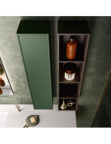 Arbi mobile bagno Decor11 Laccato Foresta opaco L 170 x P 50 cm - Pensile 25 x 110 x 20,8