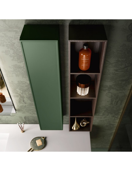 Arbi mobile bagno Decor11 Laccato Foresta opaco L 170 x P 50 cm - Pensile 25 x 110 x 20,8