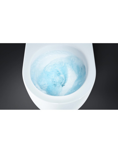 Sanitari filo muro Geberit Icon vaso Turboflush, bidet e coprivaso rallentato