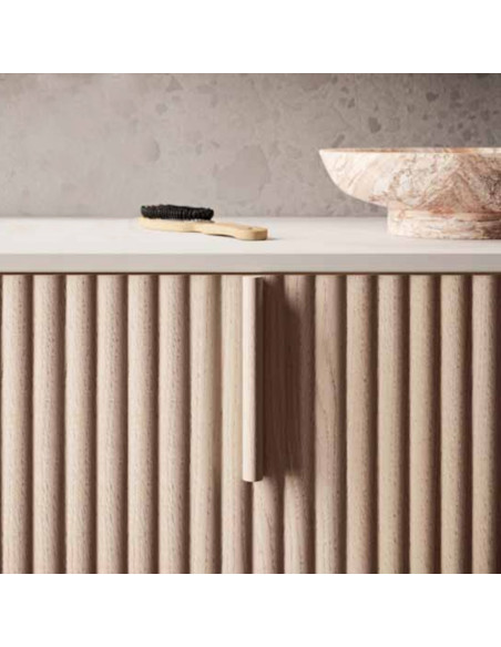 Arbi mobile bagno Code Wave 09 Rovere Crema – Mensola portasalviette