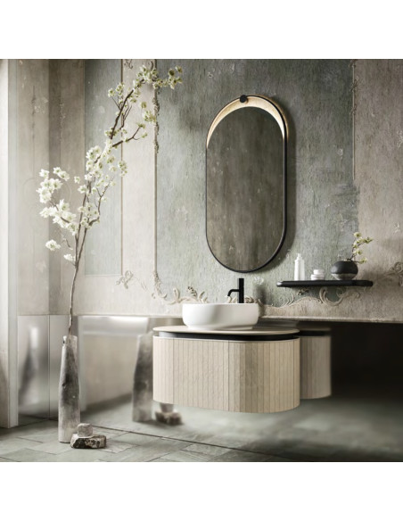 Arbi mobile bagno ALMOND 01 Laminam Alaska - L 85,2 x P 50,5 cm