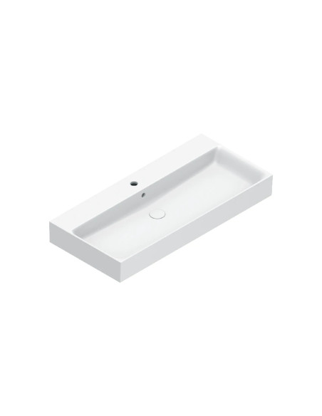 Catalano Premium Lavabo a Parete 100x47 con foro per rubinetteria