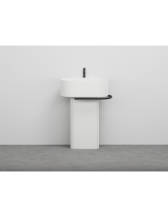 Cielo Lavabo Otis ovale su colonna liscia o binata